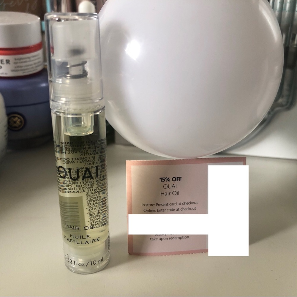 3/$15 Ouai Hair Oil Mini Travel Size 10 mL - Picture 2 of 6